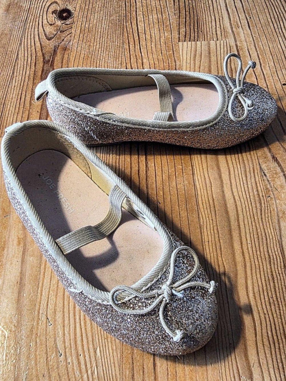 Ballet Flats Silver US 8